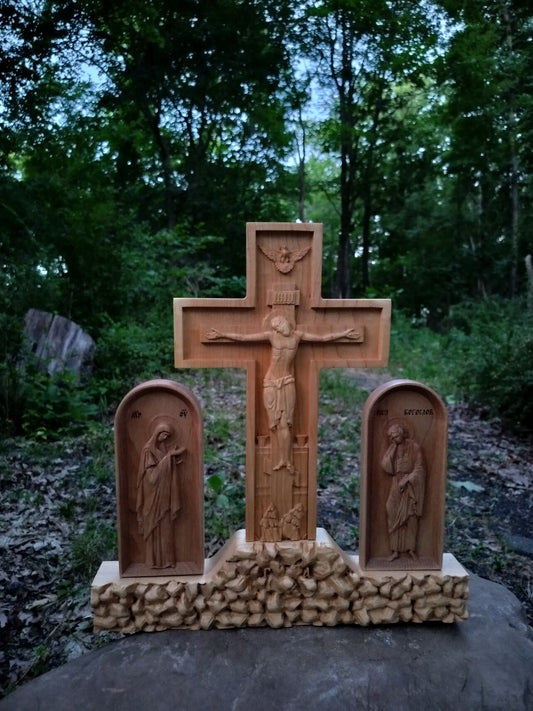 Golgotha Cross and Icons